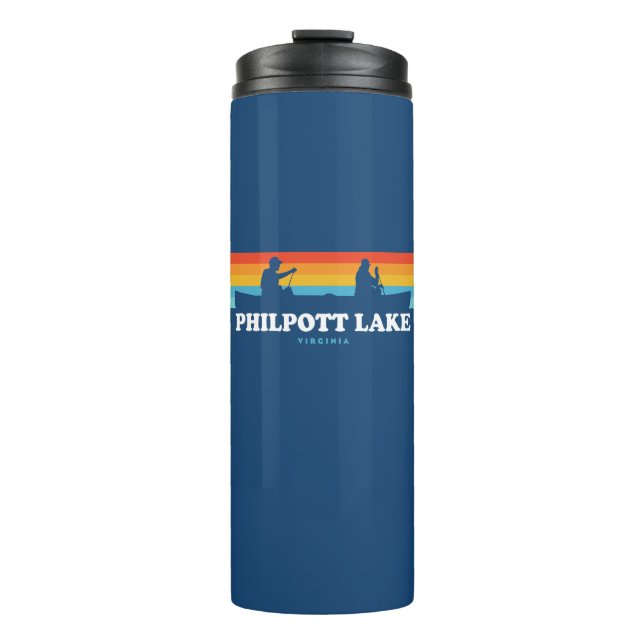 Termo Philpott Lake Virginia Canoe (Anverso)