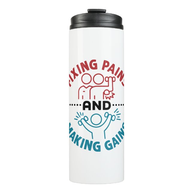 Termo Physical Therapist Fixing Pains and Making Gains (Anverso)