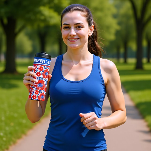 Termo Pickleball Sipper, texto personalizado (Pickleball Sipper, custom text Thermal Tumbler)