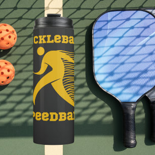 Termo Pickleball Speedball jugador con velocidad