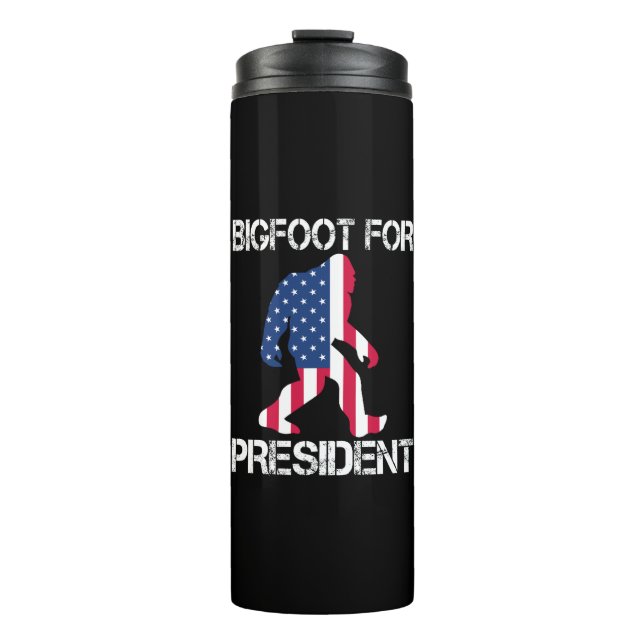 Termo Pie Grande Para El Presidente Funny Bigfoot (Anverso)