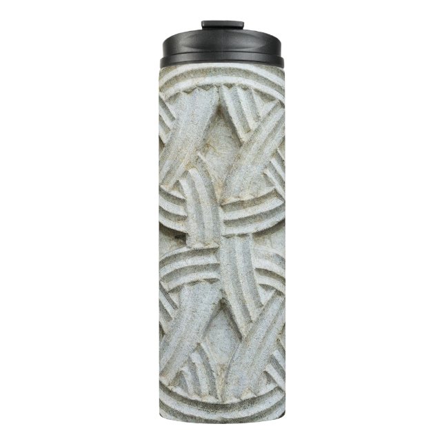 Termo Piedra cristiana tallando patrón antiguo (Anverso)