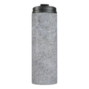 Termo Piedra gris de hormigón de textura fina
