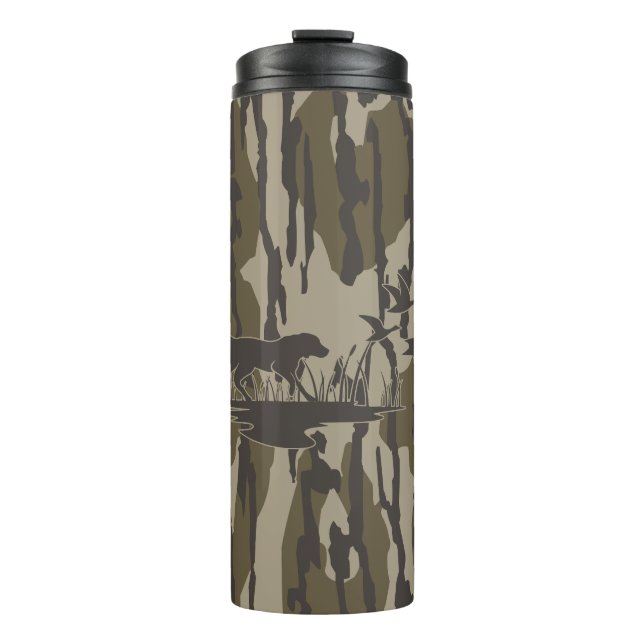 Termo Piel de Camo Bottomland Perro y Patos (Anverso)