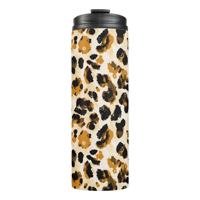 Termo Piel de leopardo acuático, gradiente de tintes. (Anverso)