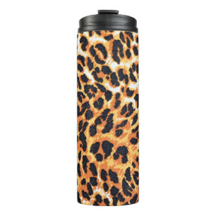 Termo piel de leopardo como telón de fondo, patrón, huel