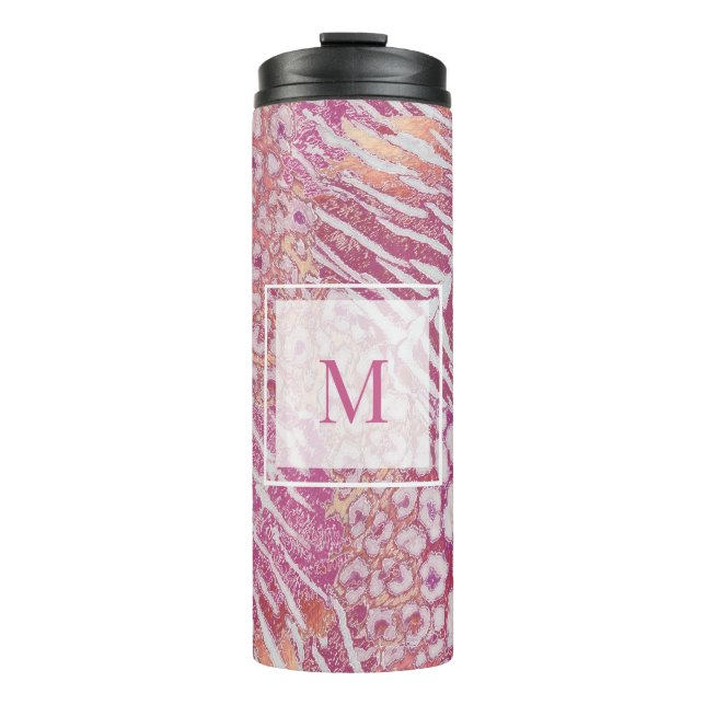Termo Piel de tigre leopardo de moda (Anverso)