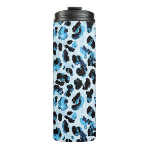 Termo Piel leopardo Cheetah: tinte vinícola acuarela
