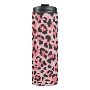 Termo Piel leopardo: textura vintage sin costuras