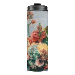Termo Pierre-Auguste Renoir - Flores en una plaza