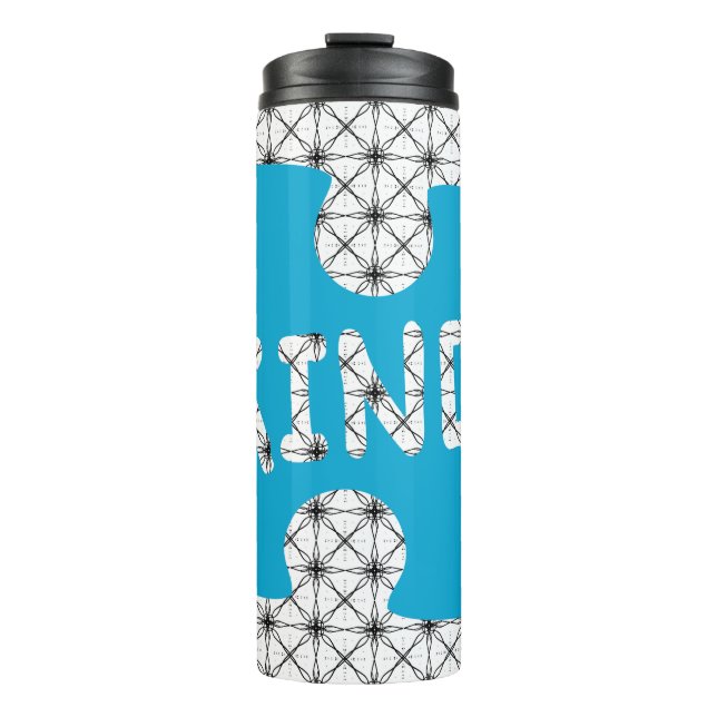 Termo Pieza de rompecabezas del autismo de Be Kind (Anverso)