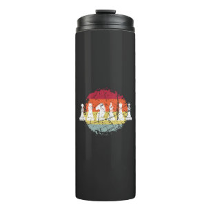 Termo Piezas de ajedrez para juegos de ajedrez