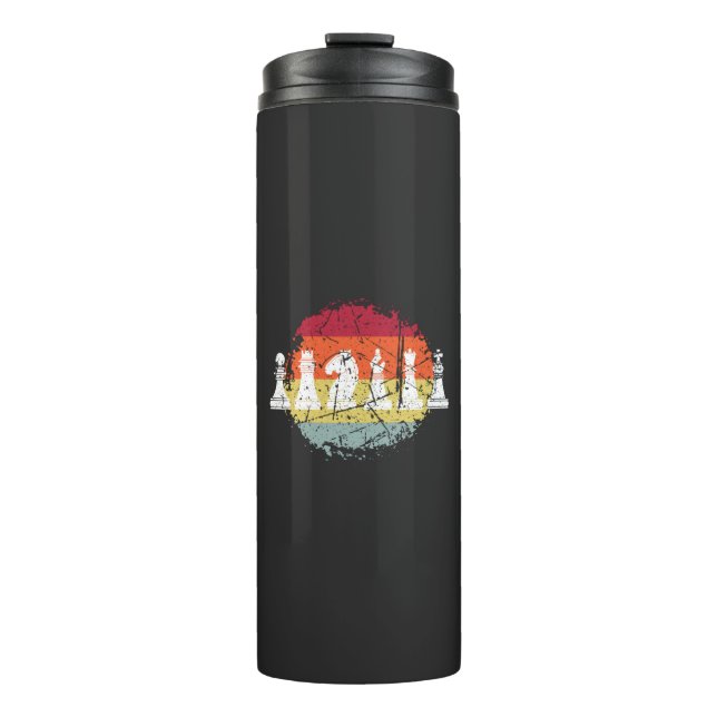 Termo Piezas de ajedrez para juegos de ajedrez (Anverso)