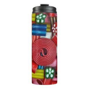 Termo Piezas de caramelo coloridas