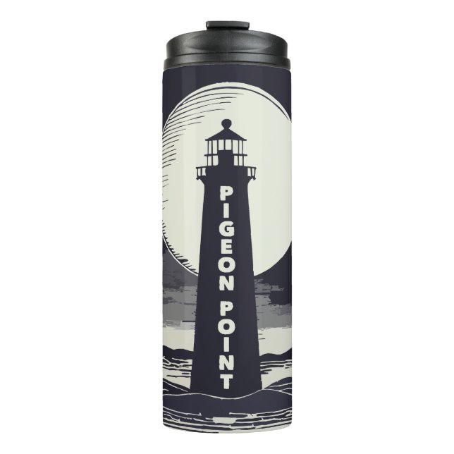 Termo Pigeon Point Lighthouse California Moon (Anverso)