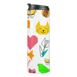 Termo Pikitiez origami cáncer verano joya animal gato