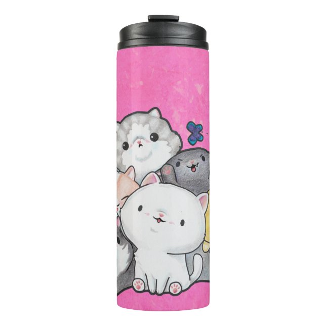 Termo Pila de gatitos (Anverso)