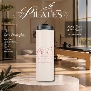 Termo Pilates de Lujo   Los Principios Básicos Rose
