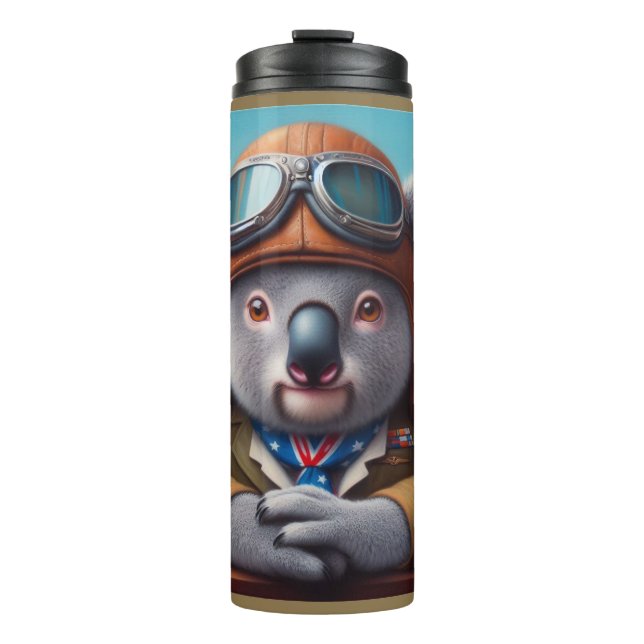 Termo Piloto de avión de Koala (Anverso)