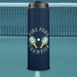 Termo Ping Pong Champion Sports Monogram Thermal Tumbler