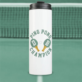 Termo Ping Pong Champion White Sports Thermal Tumbler