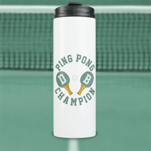 Termo Ping Pong Champion White Sports Thermal Tumbler