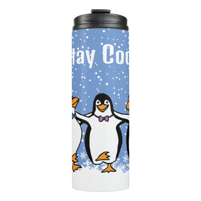 Termo Pingüinos bailarines (Anverso)