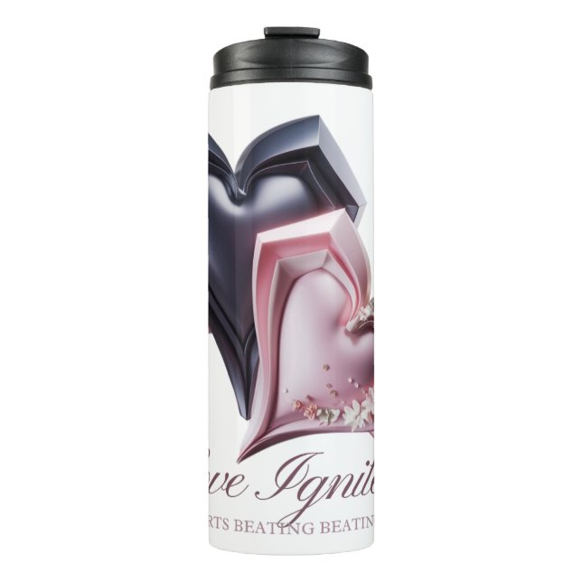 Termo Pink and Black Couple Mug (Anverso)