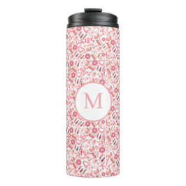 Termo Pink Beauty & Makeup Seamless Pattern Girly