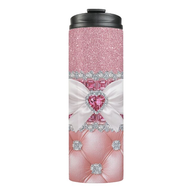 Termo Pink Glitter Bling (Anverso)