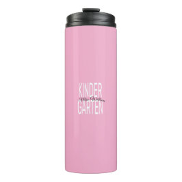 Termo Pink Kindergarten Miss William Custom Teacher Fabr