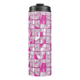 Termo Pink & Magenta Geometric Block Pattern 