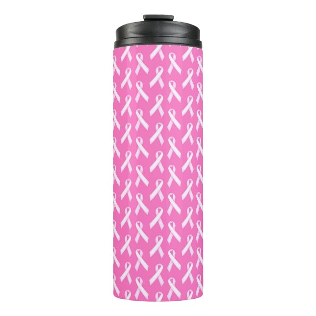 Termo Pink Ribbon Pattern – Breast Cancer Awareness (Anverso)