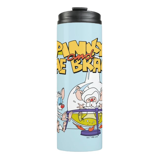 Termo Pinky y el cerebro | Ciencia de laboratorio (Anverso)