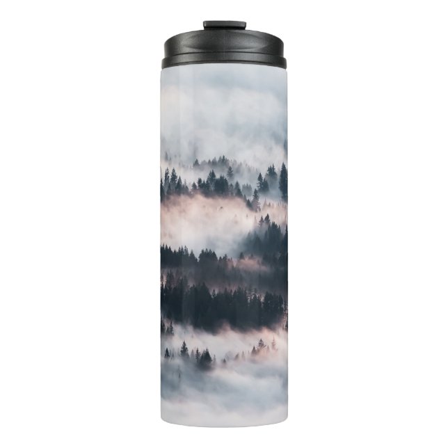 TERMO PINOS CUBIERTOS DE NIEVE (Anverso)