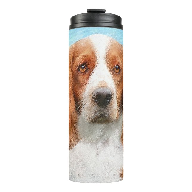 Termo Pintado español de Springer galesa - Arte de perro (Anverso)
