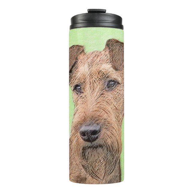 Termo Pintado irlandés de Terrier - Arte original de per (Anverso)