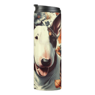 Termo Pintado sin problemas Retro Bull Terrier