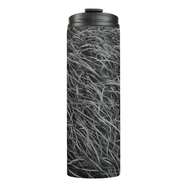 Termo Pintura abstracta en blanco y negro (Anverso)