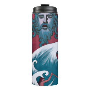 Termo Pintura de aceite de Crimson Neptune