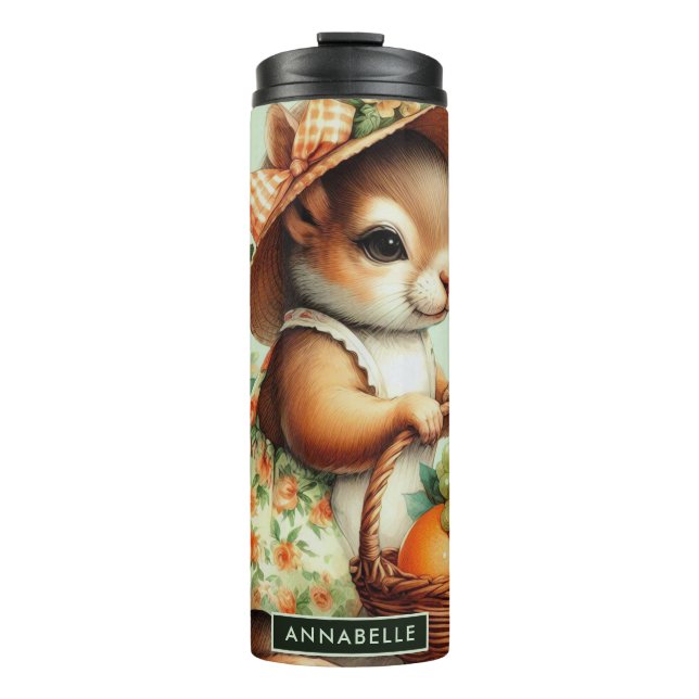 Termo Pintura de ardilla virgen (Anverso)