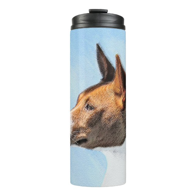 Termo Pintura de Basenji - Arte original muy bonito (Anverso)