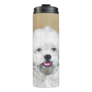 Termo Pintura de cachorro de Aprenta Lhasa - Arte de Per