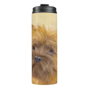 Termo Pintura de Cairn Terrier - Arte Perro Original.