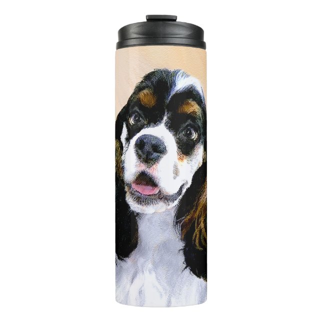 Termo Pintura de Cocker Spaniel (Parti) - Arte Perro Ori (Anverso)
