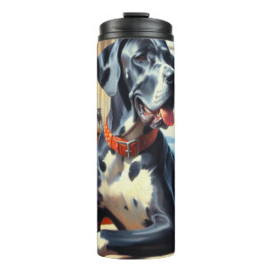 Termo Pintura de gran dano vintage