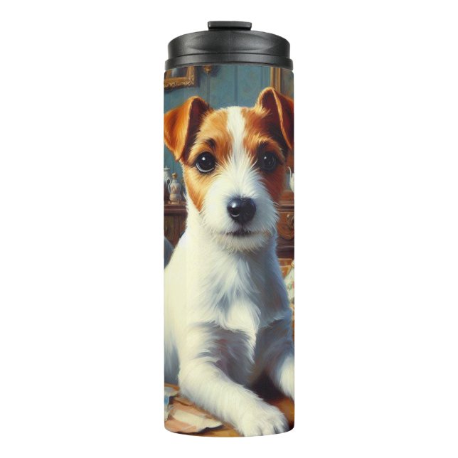 Termo Pintura de Jack Russell Terrier (Anverso)