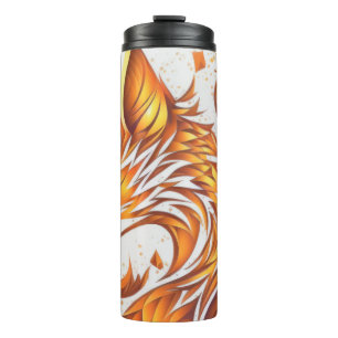 Termo Pintura de la naturaleza de los retratos de animal