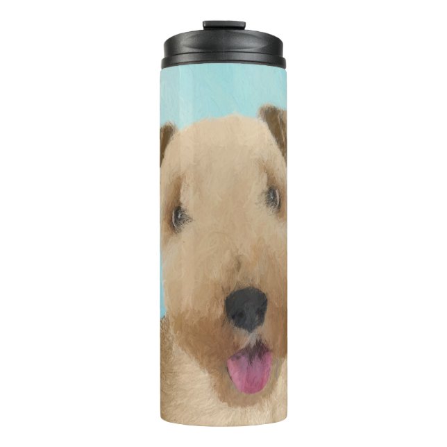 Termo Pintura de Lakeland Terrier - Arte de Perro Origin (Anverso)