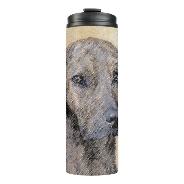 Termo Pintura de lott - Arte de perro original lindo (Anverso)